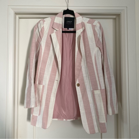 ONLY Linen Blazer Size 36 - Picture 2 of 6